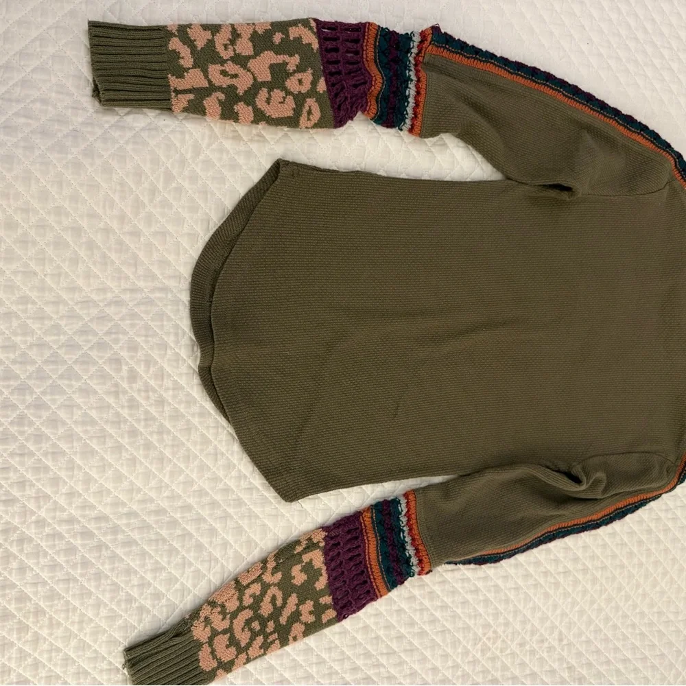 Free People Switch It Up Crochet-Trim Thermal Top - Picture 5 of 6